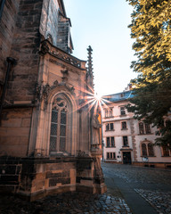 Ansicht auf die Historische Stadtkirche St. Marien Pirna