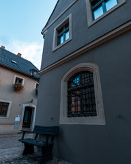Haus mit Fenster in der Stadt PIrna 