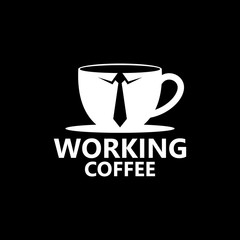 Working Coffee Logo Template Design