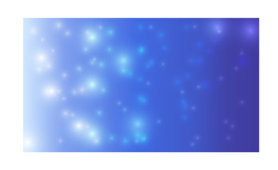 Glitter abstract light blur color blue and white background. Vector graphic.