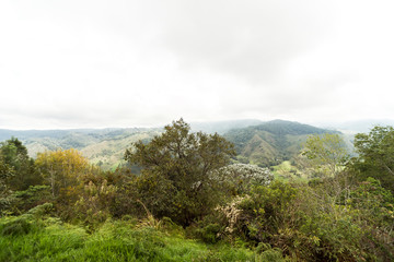 Sceneries of Lookout of Salento &ldquo;Alto de la Cruz&rdquo; in Quindio, Colombia.