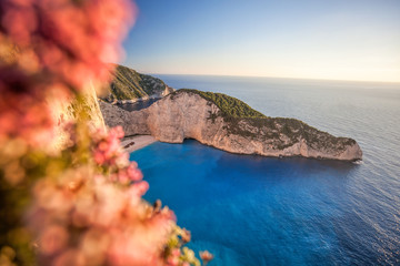 Navagio beach with shipwreck on Zakynthos island, Greece