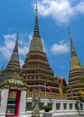 Fototapeta premium Temple in Bangkok Wat Pho, Thailand