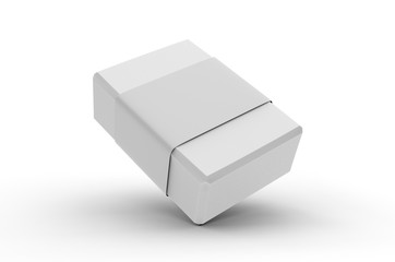 Blank Natural Closed Cell Foam Yoga Block, 3d Render Illustration.