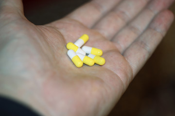 the tablets are in the palm of your hand