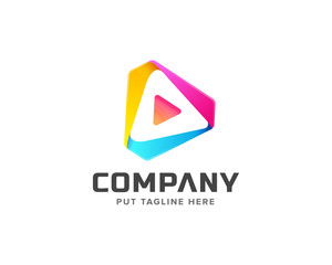media logo template for company
