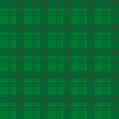 Fototapeta premium Seamless pattern in stylish dark green colors for plaid, fabric, textile, clothes, tablecloth and other things. Vector image.