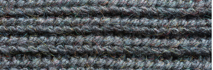 White and gray realistic knit texture  pattern.  background for banner, site, card, wallpaper.