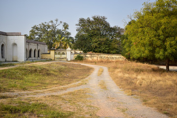 Empty dirty pathway Background Image