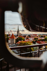 Old town city in Tallinn Estonia.
