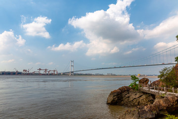 bridge over the river