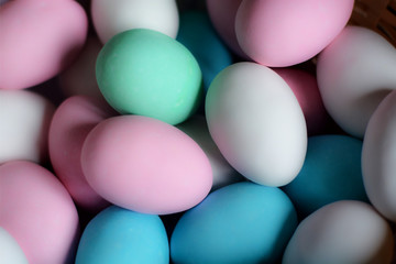 colorful easter eggs
