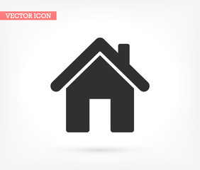 House vector icon , lorem ipsum Flat design
