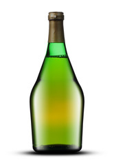 green bottle with mead