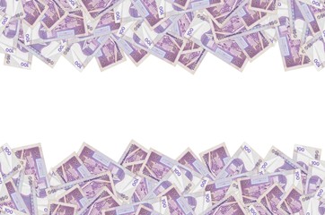 Philippines central bank on 100 piso Philippines money bill close up pattern