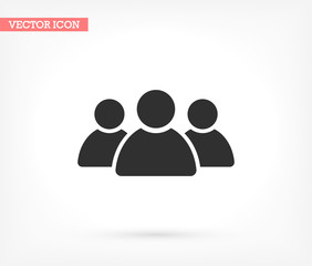 Human vector icon , lorem ipsum Flat design