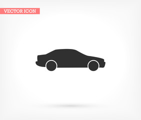 Car vector icon , lorem ipsum Flat design