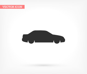 Car vector icon , lorem ipsum Flat design