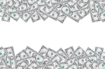 Portrait of US president Andrew Jackson on 20 dollars banknote closeup macro pattern