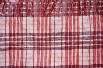 red color checked pattern image for backgrounds and template use.