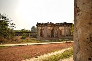 Fototapeta premium Old Classic Ancient Ruined Architecture of seven tombs