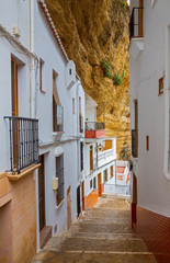 Rocks and houses © F.C.G.