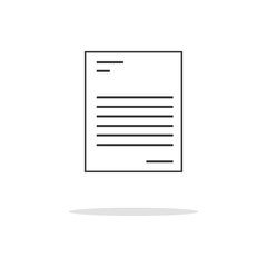 simple document design icons  for your web site design, logo, app, UI, vector illustration and others