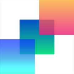 Obraz premium Sqware vector blurred background. Colorful illustration in abstract style with gradient. Elegant background for a book. Modern stylish vague texture. New design for ad, poster banner of your website