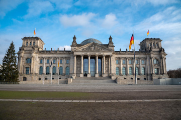 Reichstag building, seat of the German Parliament  in Berlin, Germany