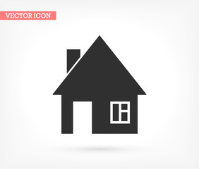 House vector icon , lorem ipsum Flat design