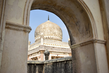 Seven Tombs of Hyderabad, India Sultan Quli Qutb Mulk's tomb was built in 1543