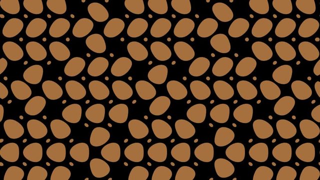 Abstract animation in black and white on a minimal background, with a colored wave effect, which varies in size, angle and intensity, in 16: 9 video format