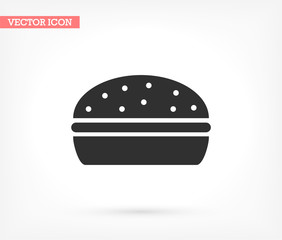 Burgeicon, burgevector vector icon , lorem ipsum Flat design