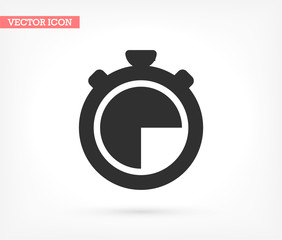 icon clock time vector , lorem ipsum Flat design