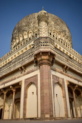 Fototapeta premium 7 Tombs of Hyderabad, India Sultan Quli Qutb Mulk's tomb was built in 1543.