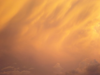 orange sky