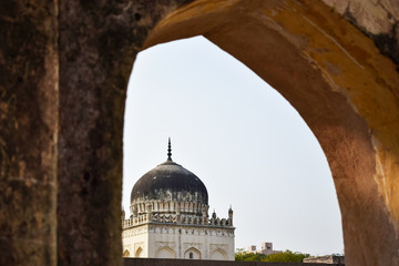 Seven Tombs of Hyderabad, India Sultan Quli Qutb Mulk's tomb was built in 1543