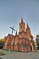 Krasnojarsk - neogotycki kościół katolicki obecnie filharmonia