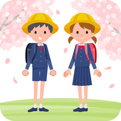 Spring event_cherry blossoms kids