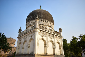 Seven Tombs of Hyderabad, India Sultan Quli Qutb Mulk's tomb was built in 1543