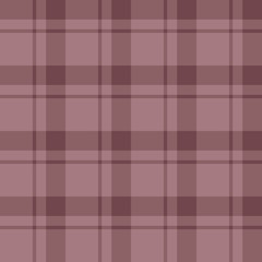 Seamless pattern in stylish discreet dark pink colors for plaid, fabric, textile, clothes, tablecloth and other things. Vector image.