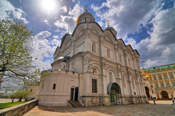 Zabudowania moskiewskiego Kremla w stolicy Rosji