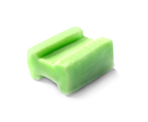 Chewing gum on white background