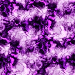 Fototapeta premium Violet seamless marble tie die pattern texture background