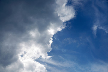 Graphic elements photographed in the studio with flash light