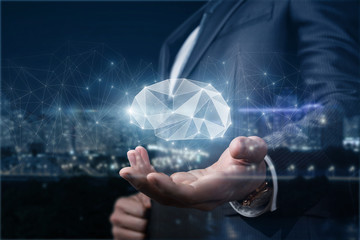 The concept of innovative business thinking.