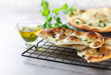 Fresh tortilla Sourdough. Healthy food. Natural food.
