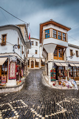 Gjirokaster Bazaar - Gjirokaster County, Albania - obrazy, fototapety, plakaty