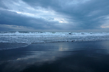 the sea in winter