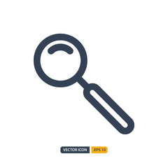 search icon in Outline style isolated on white background. for your web site design, logo, app, UI. Vector graphics illustration and editable stroke. EPS 10.